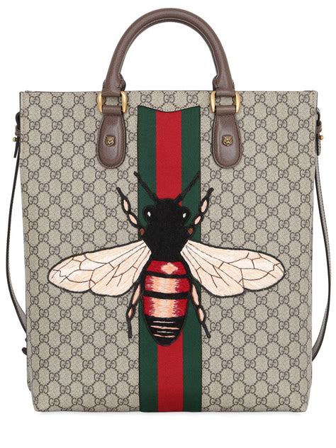 gucci patches bag|gucci straw hat with bee.